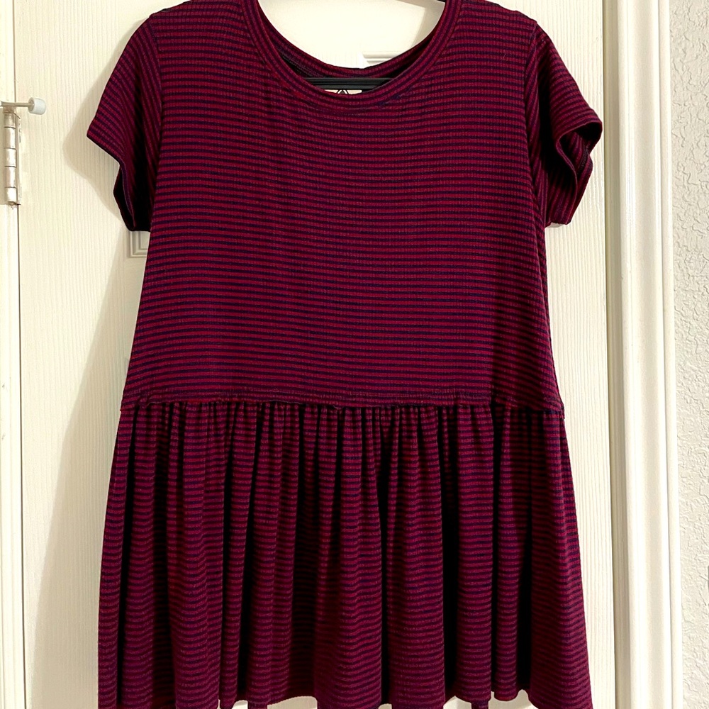 Spade & Heart Maroon & Navy Striped Shirt